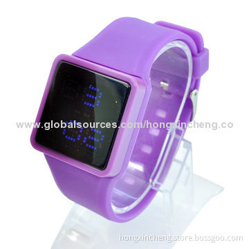 LED Digital Watch with Your Logo, Any Colors Available